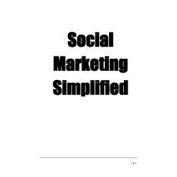 Social Marketing Simplified