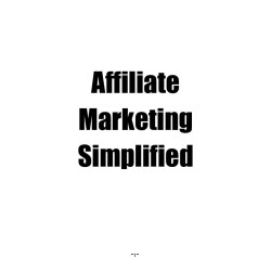 Affiliate Marketing Simplified