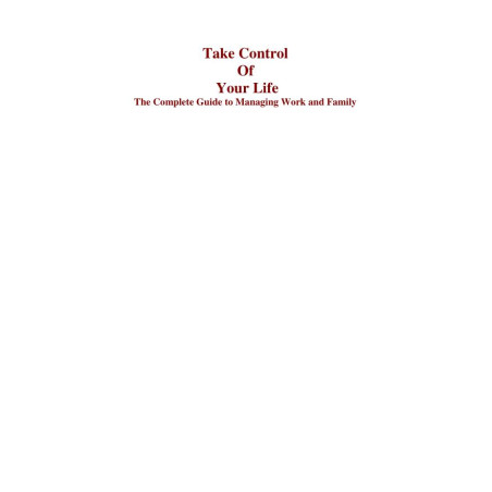 Take Control of Your Life