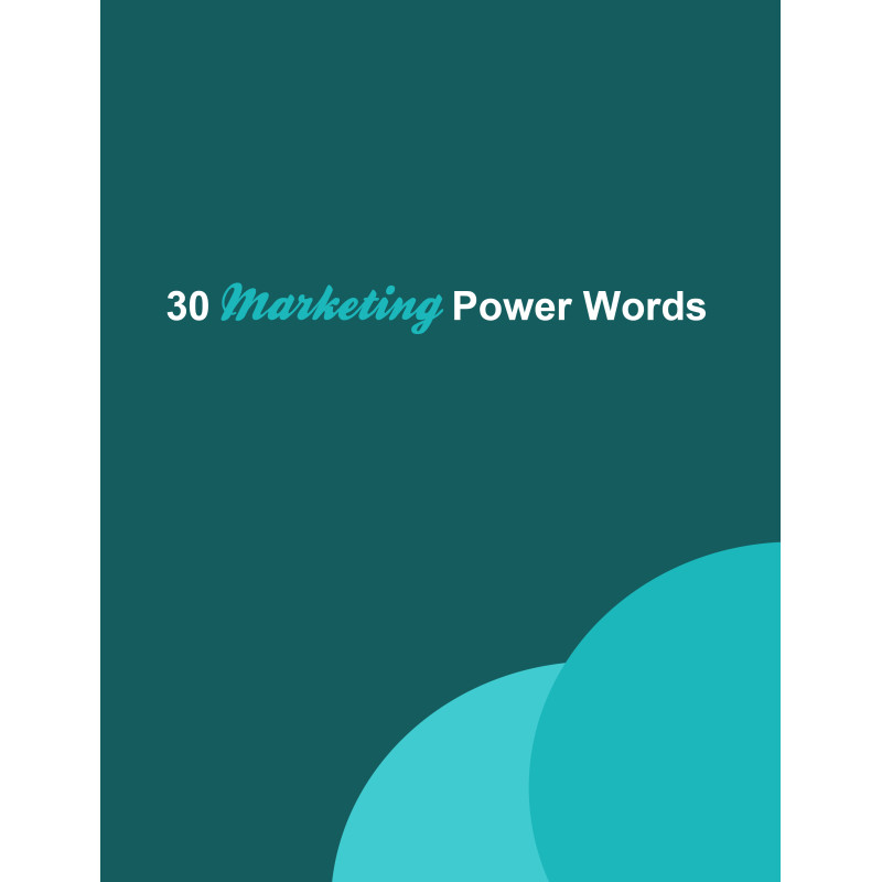 30 Marketing Power Words