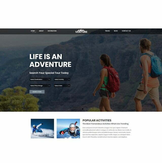 Adventure – HTML Template Adventure – HTML Template