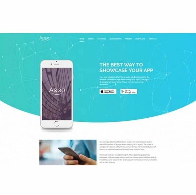App Landing Page – HTML Template App Landing Page – HTML Template