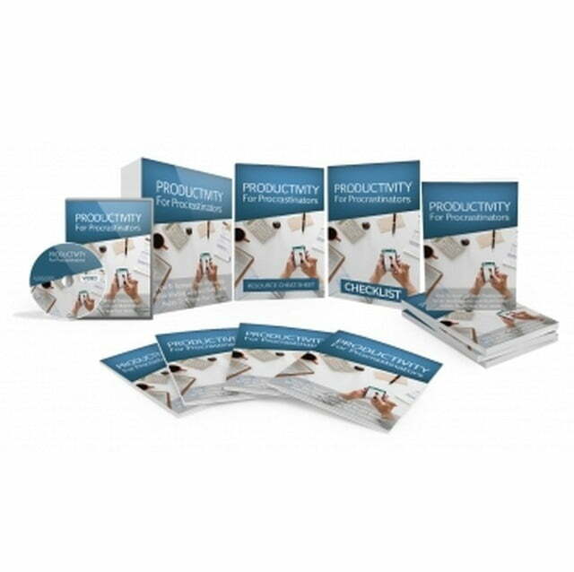Productivity for Procrastinators – Video Course with Resell Rights Productivity for Procrastinators – Video Course with Resell Rights