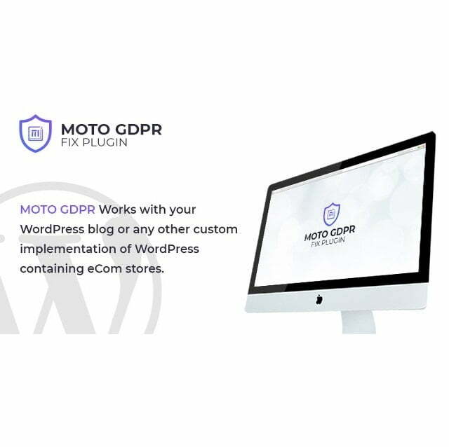 Moto GDPR Fix – WordPress Plugin Moto GDPR Fix – WordPress Plugin