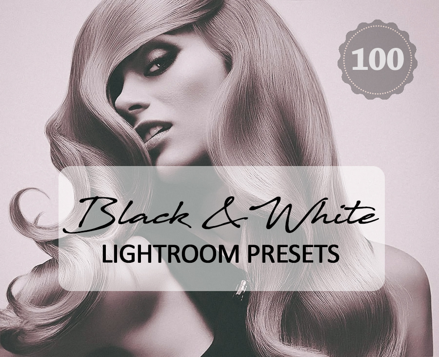 100 Black & White Lightroom Presets Vol. 1 100 Black & White Lightroom Presets Vol. 1